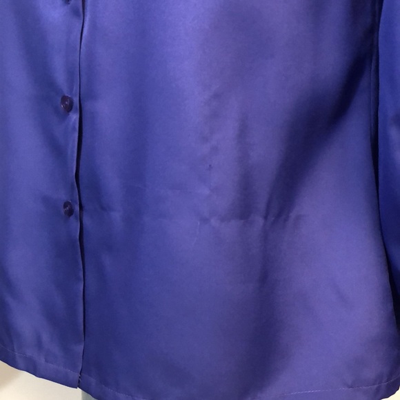 Women’s Vintage Judy Bond Purple Blouse - Picture 3 of 14